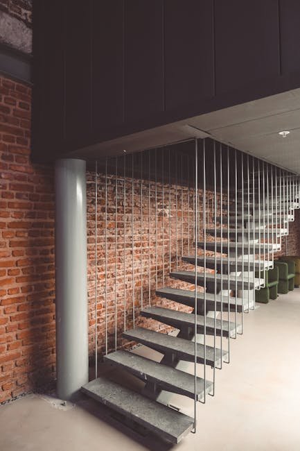 Industrial Loft Interior: Brick, Metal & Raw Edge